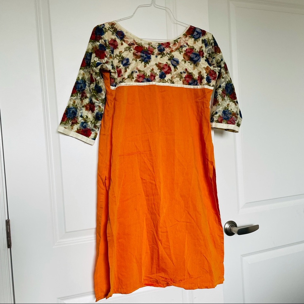 Orange kurta